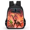 FORTNITE Cartoon Student Backpack, 16-inch Large Capacity Lightweight & Durable Design Suitable for Boys & Girls Ages 5-10
