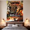 Attack On Titan Red Bow Theatrical Movie Poster Eren Burn