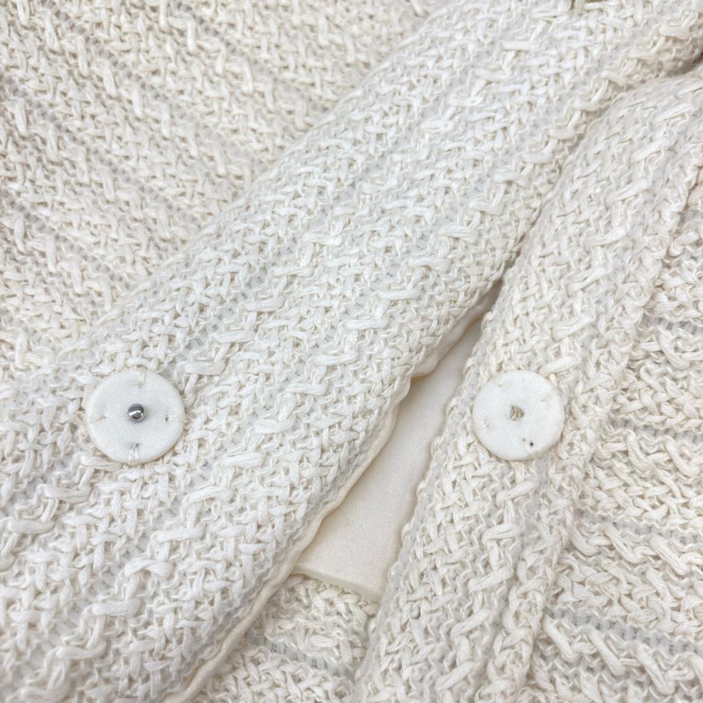 BALLSEY Off-white Gauze Russell No-collar Jacket Jacket 34 Off whiteUsed