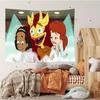 BBig Mouth Cartoon Tapestry Customizable Tapestries Of Various Styleswall Hangings Celebrity Photo Printingwall Hangings