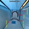 Portable Outdoor Camping Shower Pop Up Privacy Tent Shower Tent Waterproof Changing Room Shelter for Camping Hiking Beach Toilet Tent Shower Bathroom