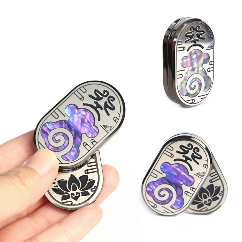 ZSTB Wu Kong Mechanic Fidget Slider  Autism Metal EDC Fidget Toys Office Desk Toys Anxiety Stress Relief Toys Adult Gift