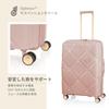 American Tourister Instagon Spinner 55/20 Expandable Suitcase, TSA Carry-on Approved, 35/42L, 55cm, 2.8kg, New Model - Peach Blossom