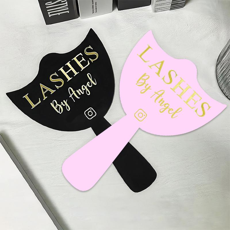 Handheld Eyelash Extension Prop Eyelash Technicians Social Media Face Photo Props Personalised Beauty Salon Display Tools