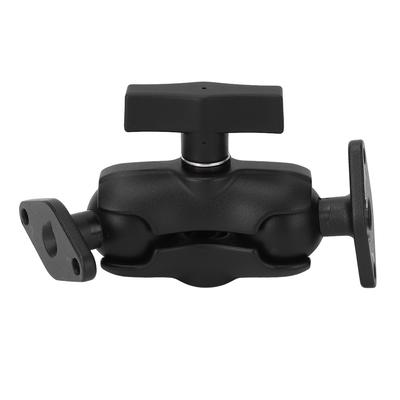 Suporte de Bola Duplo Liga de Alumínio Braço de Soquete Duplo Suporte de Bola com Adaptador de Bola Tamanho C de 1,5 Polegadas para