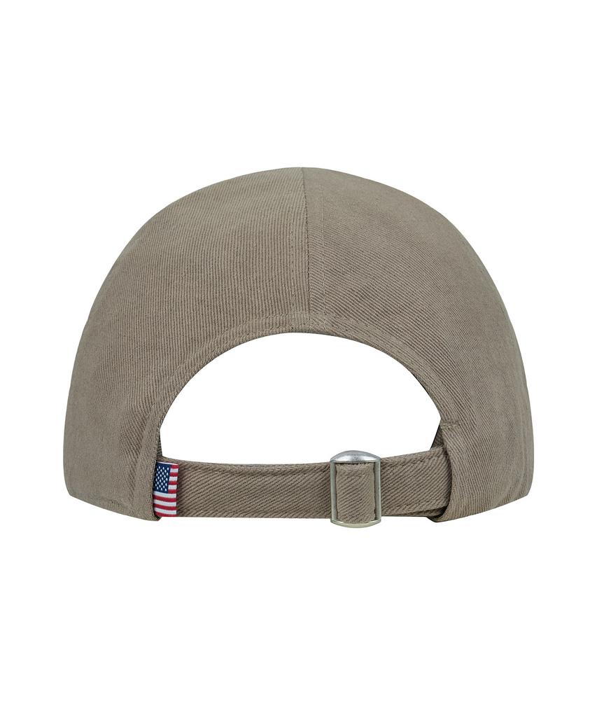 Sebseu Small Logo Twill Brown Ball Cap - Sand