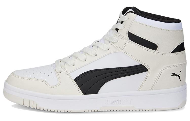 PUMA Rebound LayUp White Black 369573-30 35.5