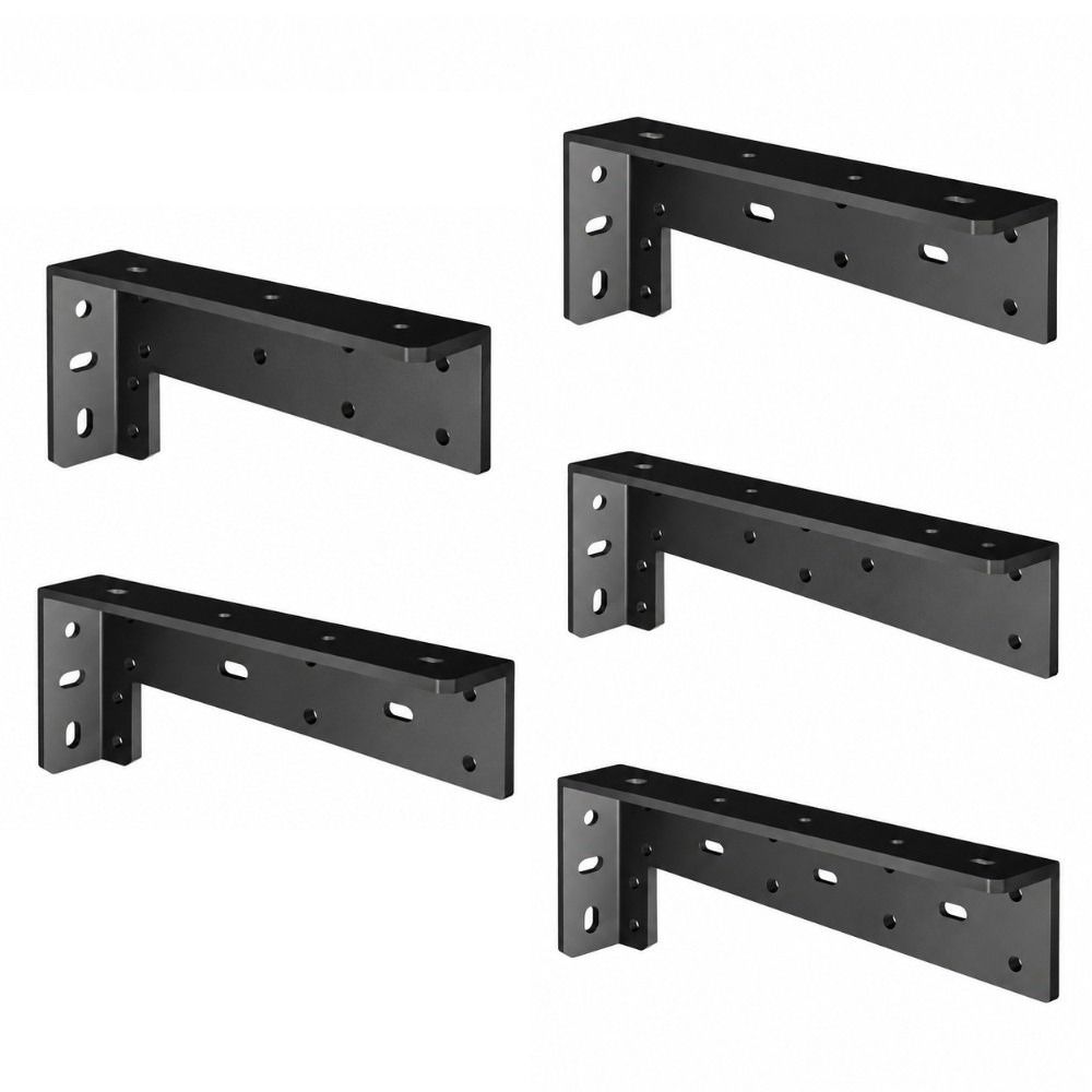 1 Pair Multi-size Floating Shelf Support Bracket 90 Degree Corner Brace Wall Mount Bathroom