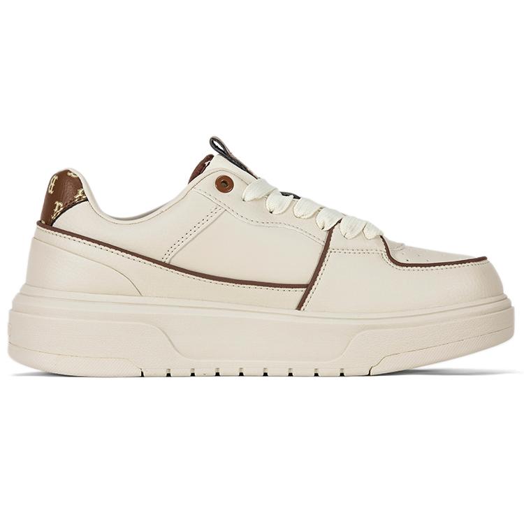 New MLB Chunky Liner Boston Low Top Skateboard Shoes Unisex Brown 3ASXCLR3N-43BRS