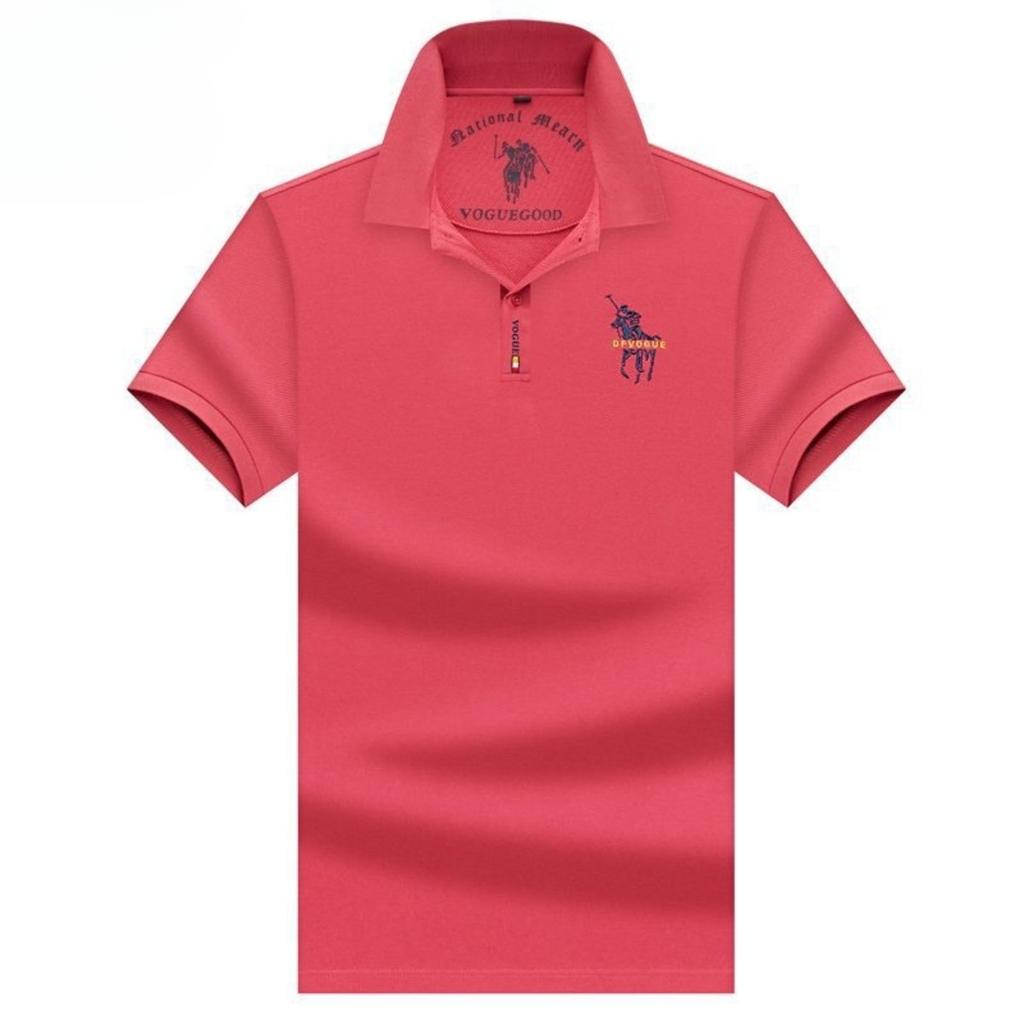 Trend Hub Polo Shirt New Men's Short-sleeved Polo Shirt Mens Embroidery Casual Business Polo Shirt