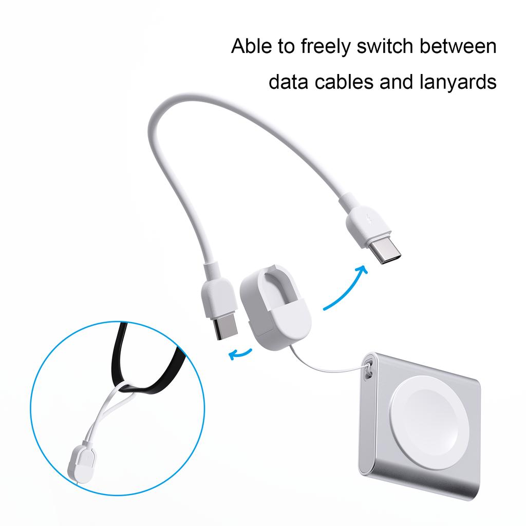 Bonola Magnetic Watch Wireless Charger For Apple Watch 11/Ultra/10/9/8/7/6 Fast Charging Dock Type C Cable for iWatch 5/4/3