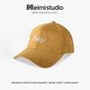 25 Early autumn new three-dimensional embroidered plush high-quality baseball cap versatile face small warm cap