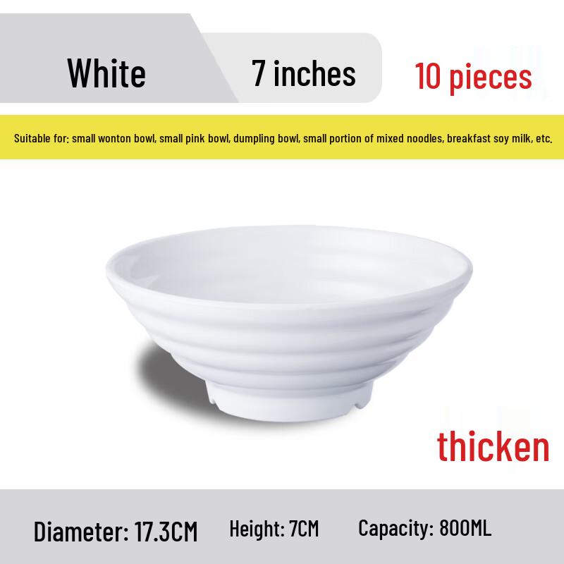 

Naijiang Melamine Ramen Bowls