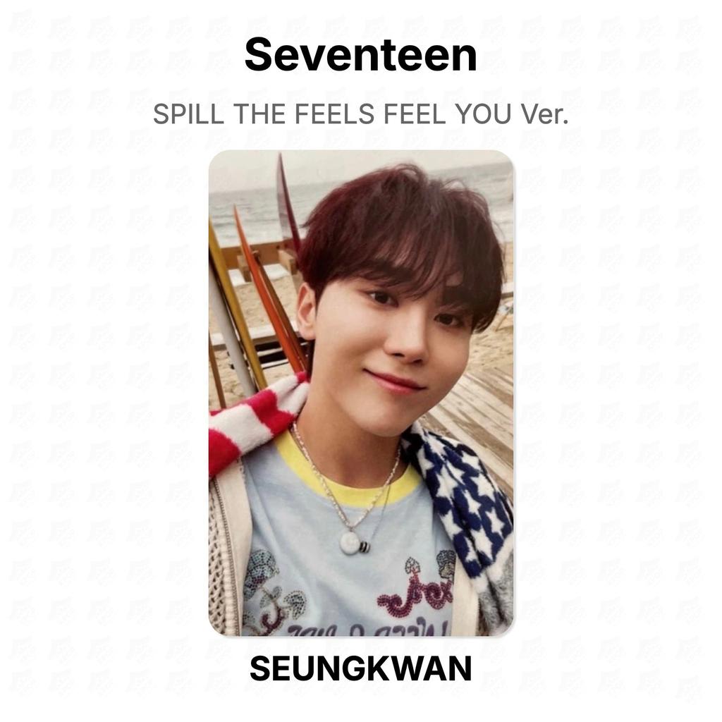 Seventeen SPILL THE FEELS FEEL YOU Ver. Official Photocard