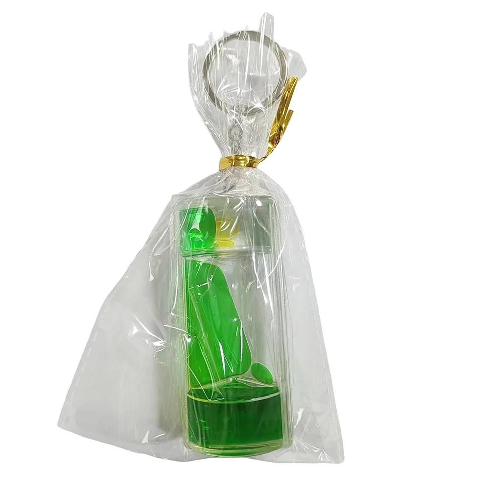

Oil Drop Hourglass Creative Crystal Pendant Colorful Liquid Floating Keychain Home Decoration Stress Relief Children Sandglass 8x3.6x2.8CM small