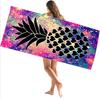 Pineapple Arts Beach Towel for Family Stuffs Friends Gifts Quick-Dry Sand Free For Bath Yoga Tourism Beach GYM Camping Swimming