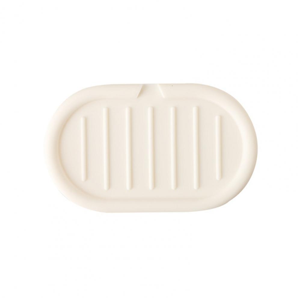 15*9cm Soap Holder Silicone Automatic Drainage Design Melt-Proof Anti-slip Organizer Pad For Kitchen Bathroom Laundry Soap Dish