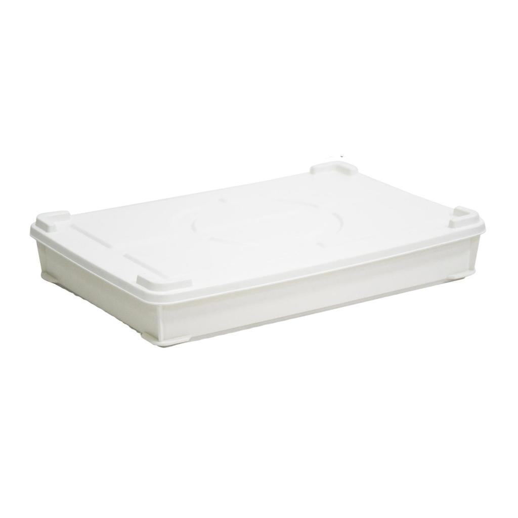 Pizza Dough Proofing Box with Cover Food Storage Tray Portable Versatile Pizza Dough Storage Box for Bakery Household Kitchen