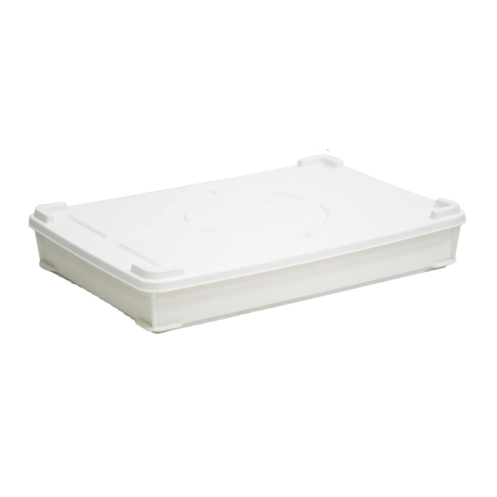 Pizza Dough Proofing Box with Cover Food Storage Tray Portable Versatile Pizza Dough Storage Box for Bakery Household Kitchen