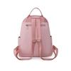 Large Capacity Fashion Solid Color Double Shoulder Bag Female Travel Leisure Backpack Student School Bag