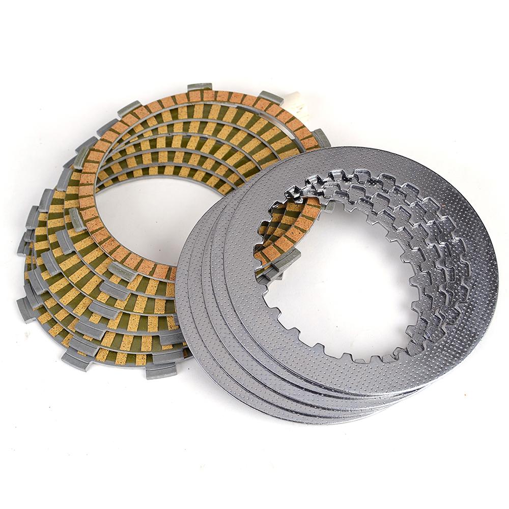 Clutch Friction Disc Plates for Honda Steed 400 NV400 CJ CK CS CV NT400 Bros 400 NC25 VT500 ED EF VRX400T NC33 NV400 Shadow