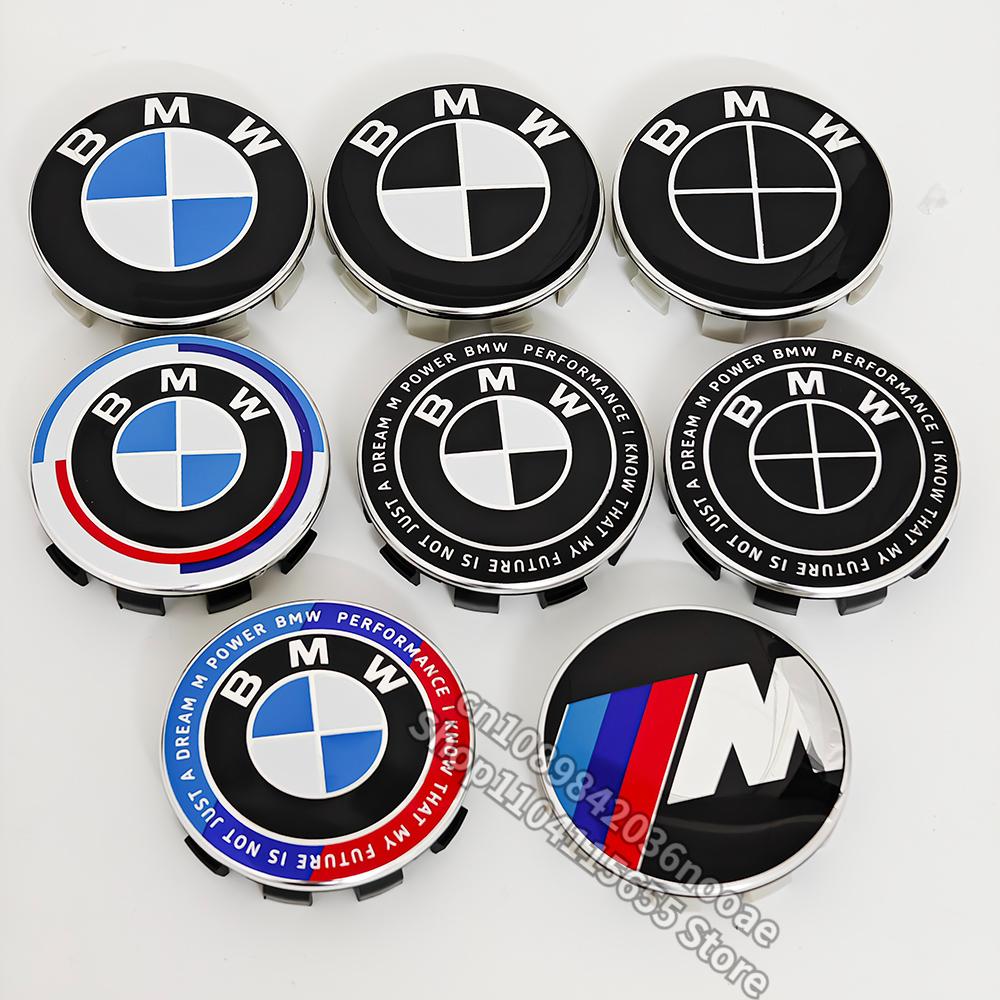 AABU1 4 Pcs 68mm 56mm Wheel Center Cap for BMW E90 E87 F30 F20 F10 E60 F01 F02 G20 G30 G38 G14 F22 X1 X3 X4 X5 X6 M1 M2 M3 M4 M5 M6 M8