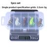 Lure bait set5-10PCSBoxed artificial bait, bionic bait, suitable for both freshwater and saltwater fishing equipment