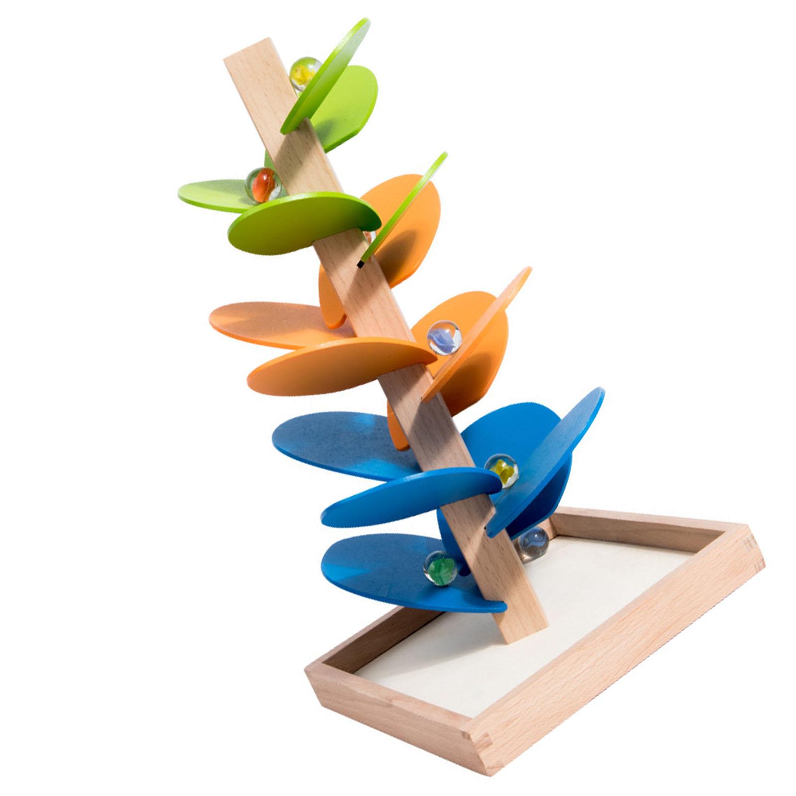 

Монтессори Развивающая игрушка для детей Деревянный шар Падающее музыкальное дерево Разноцветные бусины для мальчиков и девочек Обучение в детской