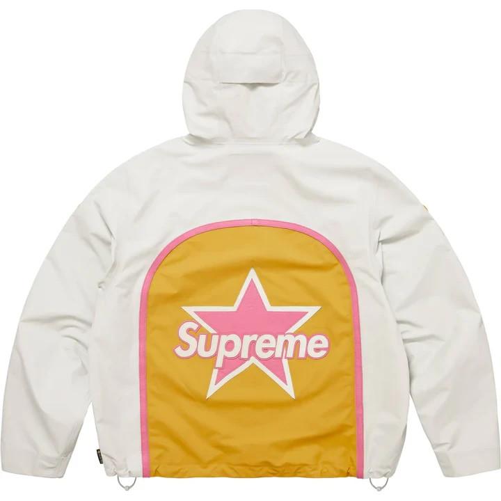 Supreme Vanson Leathers GORE-TEX Shell Jacke Weiß