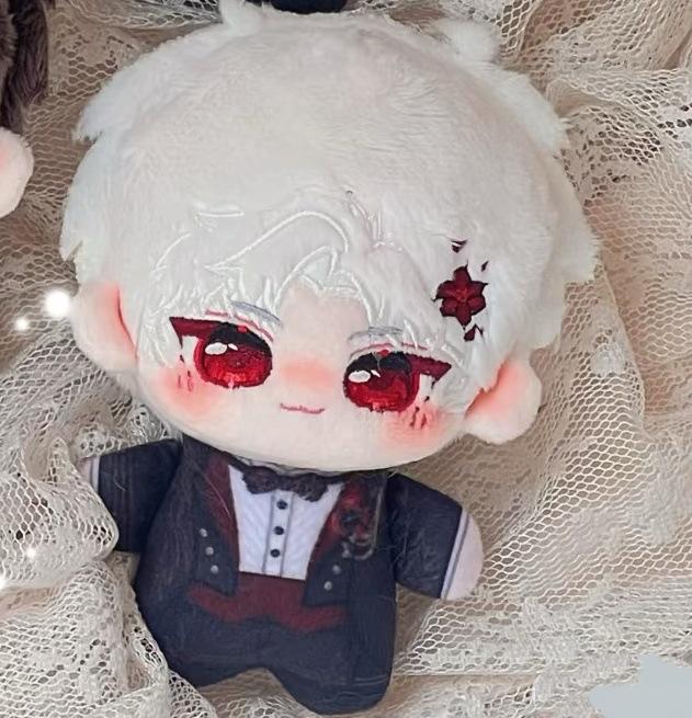10cm Anime Love and Deepspace Plush Toys Sylus Rafayel Xavier Zayne Caleb Pendant Stuffed Doll Plushie Key chain Christmas Gifts