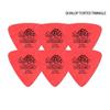 10pcs Delrin Dunlop Guitar Picks 0.5/0.6/0.73/0.88/1.0/1.14MM Anti-slip Style Triangle Picks Guitar Parts Music Performance