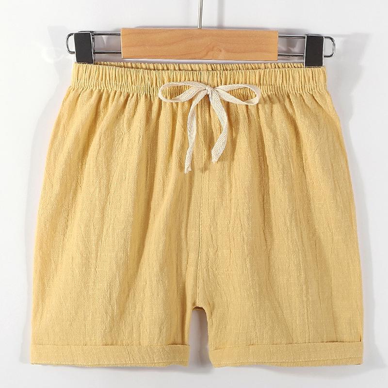 New Summer Cotton Linen Shorts for Kids: Baby and Children’s Outfit for Boys and Girls, Ages 1-9