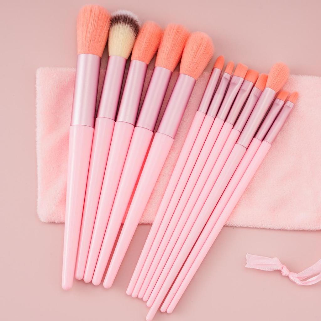 13-teiliges Make-up-Pinsel-Set: Puder, Lidschatten, Lippen, Concealer, Rouge, Foundation Pinsel mit weichen Borsten für Anfänger