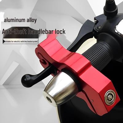 Blocca acceleratore antifurto universale per motociclette e auto elettriche - Blocco freno manubrio portatile.