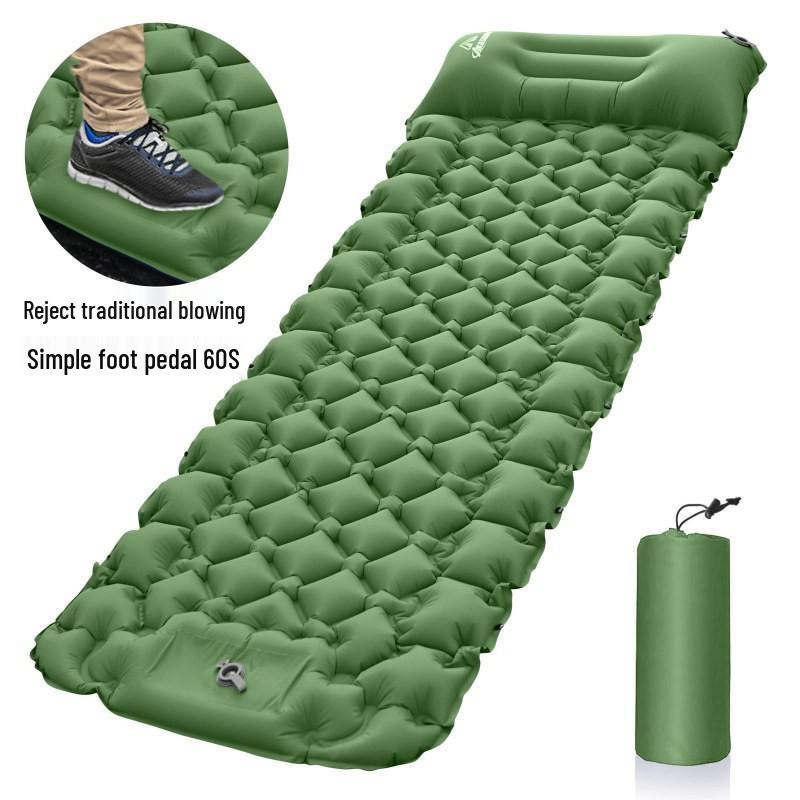Lightweight TPU Inflatable Camping Mat - Portable, Moisture-Proof Air Cushion for Outdoor Tents