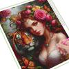 Diamonds Art Painting Women and Tigers Diy Full Square Round Drill Rhinestone Embroidery Animals Mosaic Cross Stitch Kits Wall Decor