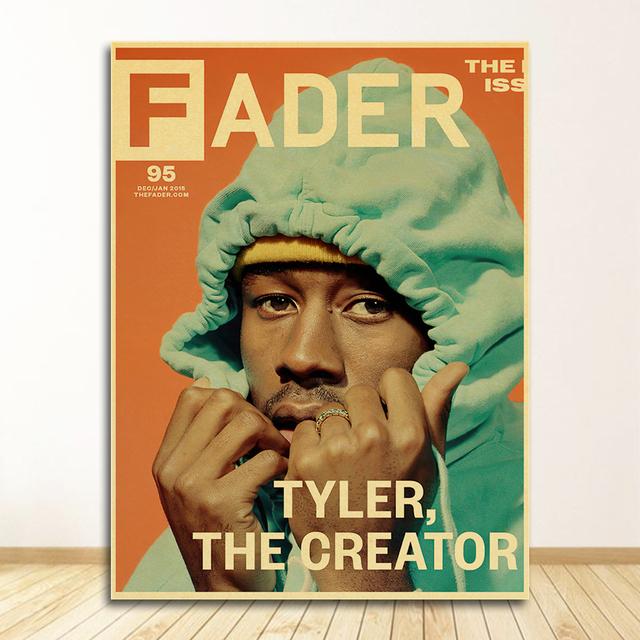 Painting Wall Art for Home/bar Decors Famous Singer Tyler The Creator Poster Retro Vintage Poster Kraft Paper