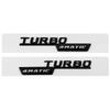 Hot 2025 3D ABS Car Fender Badge For Mercedes BENZ CLA45 GLA45 X156 A45 C117 X247 GLE53 Turbo AMG 4MATIC Emblem Logo Sticker Acc