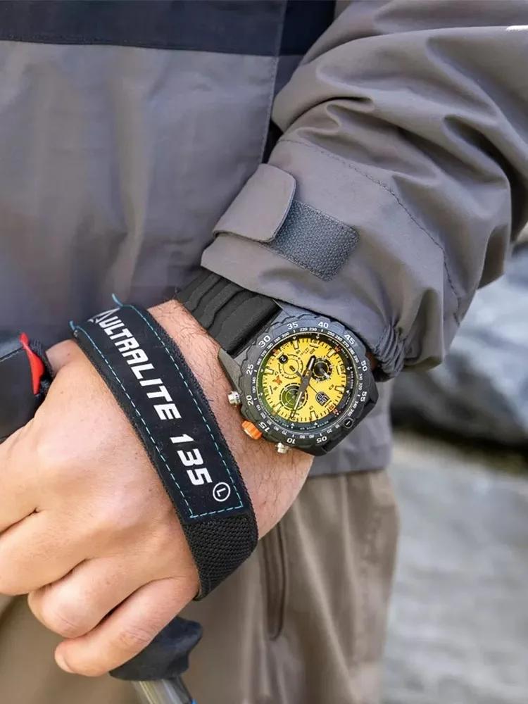 ONEFluoro Rubberen Band 24mm voor Luminox XS3749 3789 3741 3745 Heren Waterdichte Siliconen Band Armband Horloge Accessoires met logoMN