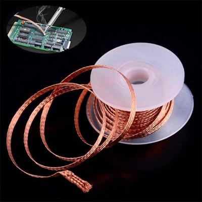 6pcs Effortlessly Remove Solder Suction Tinsel Tape Desoldering Braid Solder Remover Wick Wire Repair Tool 1/2/3/4mm Mobile Electronic Repair