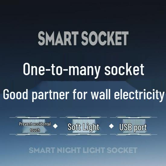 Pure Copper Multi-Hole Power Strip with High-Power USB, Dustproof Safety Socket Panel