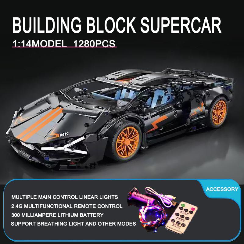Technical APP Remote Control Moter Power Sport Car Building Blocks Bricks Speed Racing Supercar Sets Toys For Kids Models Gifts