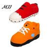 Solo Play Toys for Dogs Cartoon Shoe Squeaky Dog Toy, Funny Sneaker Shape Chew Toy Soft Elastic Teething Small Medium Dogs, Durable Latex