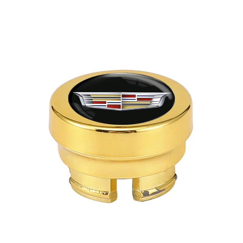 ABS Dust Proof Car Logo Cigarette Lighter Cover Protector Caps for Cadillac ATS BLS CT4 CT5 CTS ESCALADE SRX STS XT4 XT5 XT6 XTS