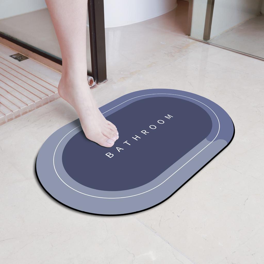 Protiskluzové Měkké Diatomové Bahno Vodu absorbující a Rychleschnoucí Podložky pod Nohy