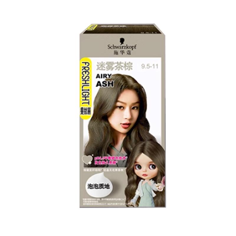 Schwarzkopf Feisili Bubble Hair Color Cream 2.0 *2 9.5-11 Misty Tea Brown коричневый