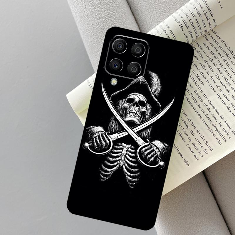 Pirate Skull For Samsung Galaxy M13 M33 M14 M12 M32 M52 M31 M55 M15 M11 M21 M35 M53 M34 M54 M06 M16 Case