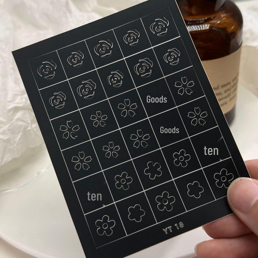 Nail Art Accessories: Adhesive Stickers, Star & Butterfly Designs, Glue Pads, Spray Paint, Small Decor Elements