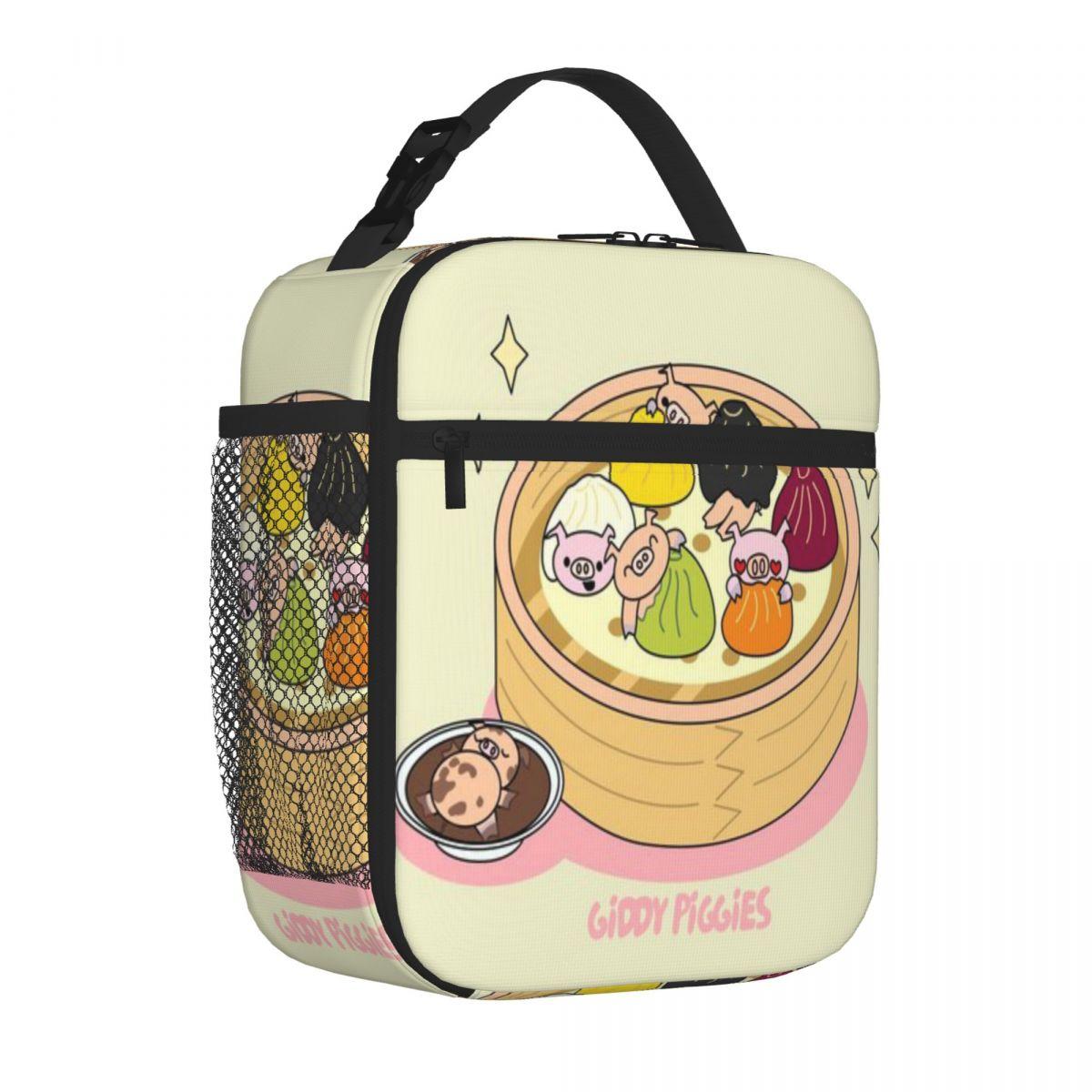 Bestselling Giddy Piggies Rainbow Dumpling Luxury Commuter Lunch Bag Newborn Food Storage Cooler Tote One Size