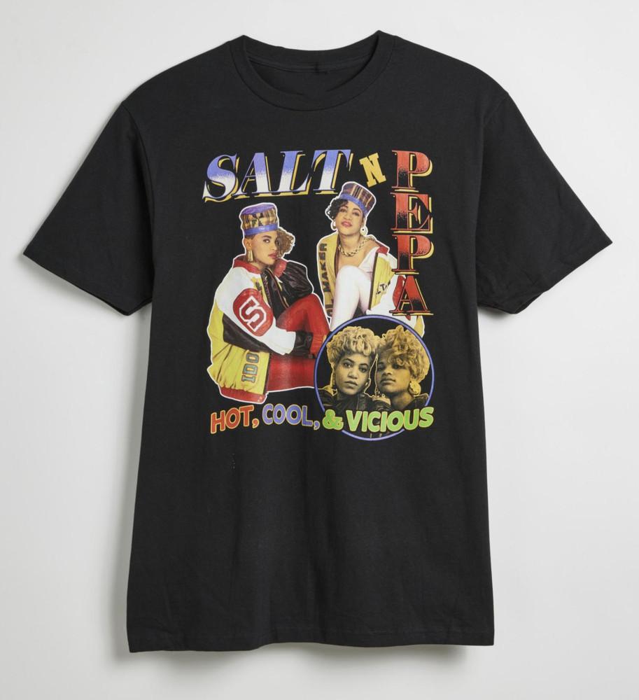 Salt-N-Pepa Hot, Cool & Vicious Maglietta a Grandezza Naturale Regalo Per Fan NI408 Maglietta Unisex